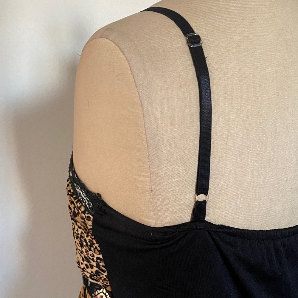 Leopard Print Ruffle Dress - Picture 5 of 7